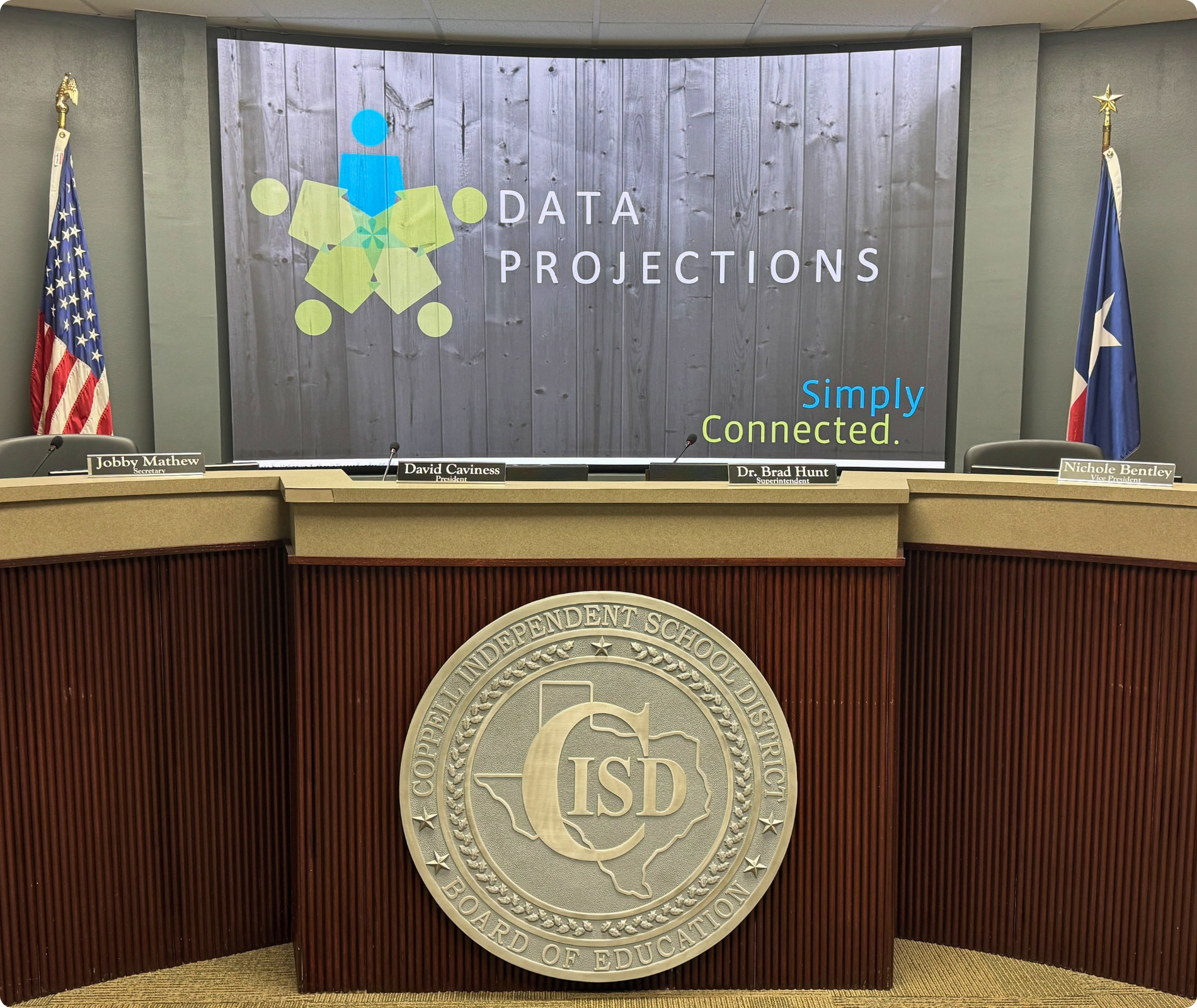 CISD Curved Wall - DPI Logo