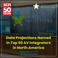 Data Projections Named in top 50 AV Integrators in North America